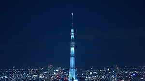日本最高建筑物,東京高人氣新地標,登塔可以眺望東京全景。
利落高聳的塔身未來感十足,夜晚有淺綠、淡紫的變幻燈光,漂亮雅致。
塔下有水族館、天文館及購物中心,還能買到晴空塔限定紀念品。