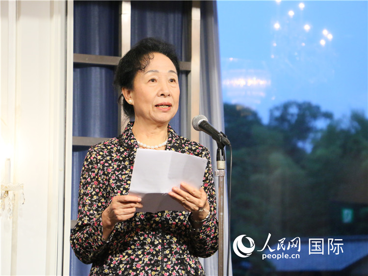 中國商務部原部長助理郭莉致辭。人民網 許可攝