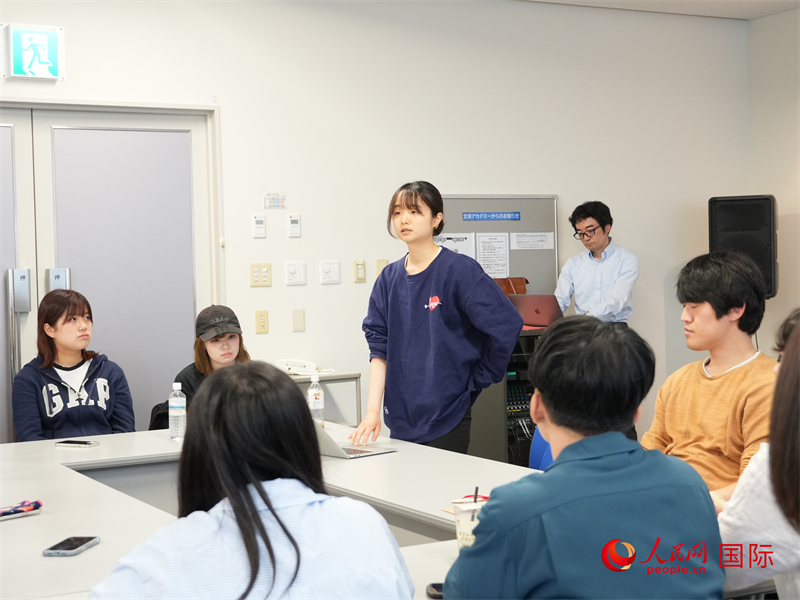 日本青年分享訪華見聞與感悟。人民網(wǎng) 許可攝