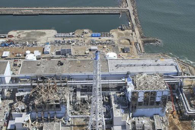 福島第一核電站每天產生400噸放射性污水
